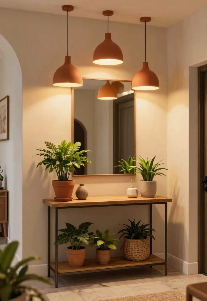 14 Terracotta Pendant Light Ideas That Add Warmth Without Feeling Heavy - 13. The Perfect Entryway 1