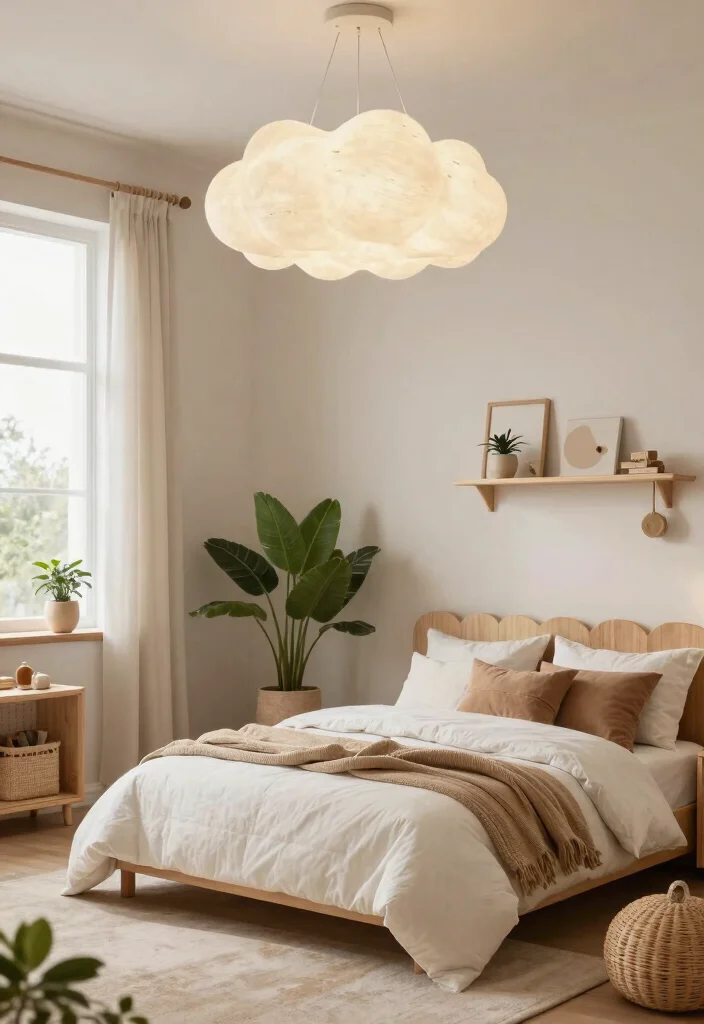 15 Cloud Pendant Light Ideas for Kids' Rooms and Nurseries - 5. Eco-Friendly Cloud Lights 1