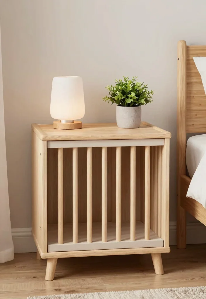15 Dog Crate Nightstand Ideas That Hide the Cage Completely - 11. Scandinavian Simplicity 1