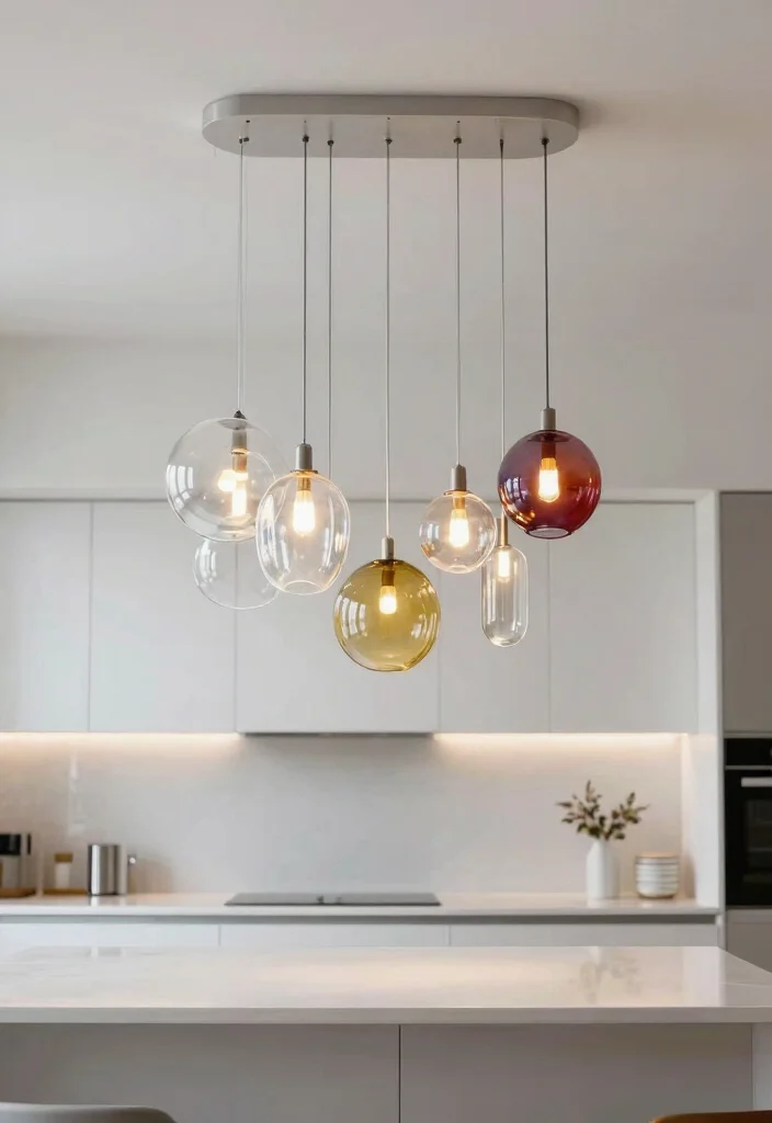 15 Modern Pendant Light Picks That Work Over Islands and Counters - 11. Pendant Cluster Ensembles 1