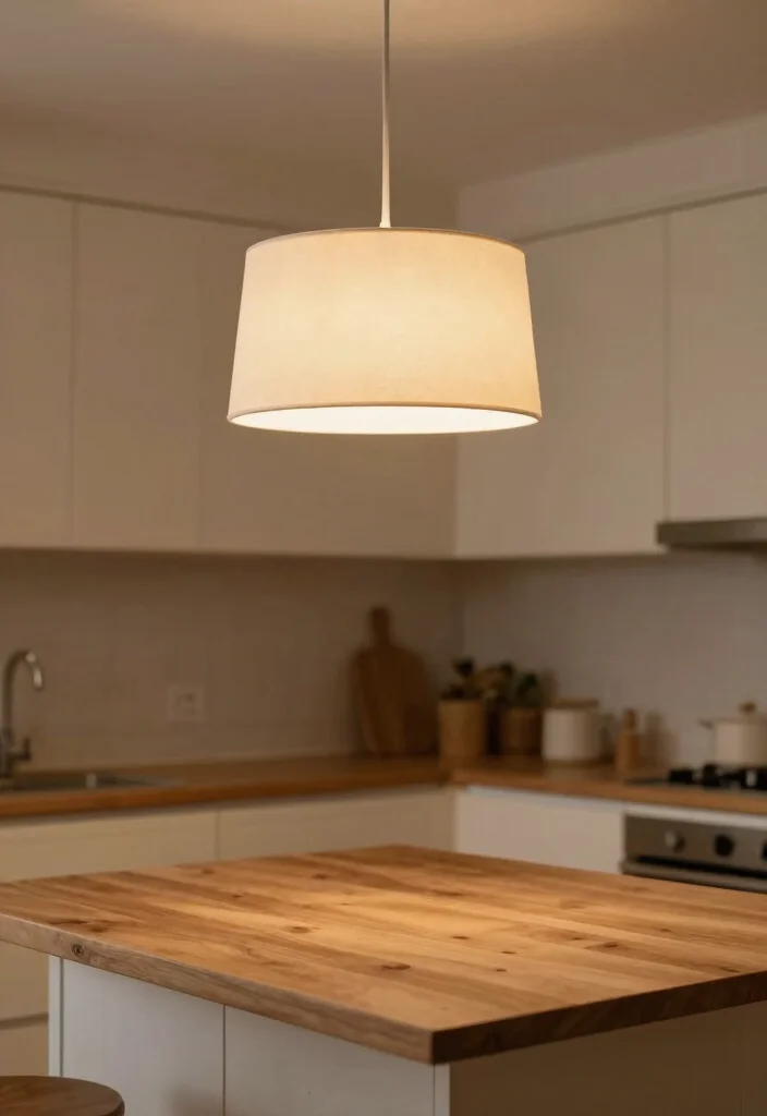 15 Modern Pendant Light Picks That Work Over Islands and Counters - 12. Soft Drum Shades 1