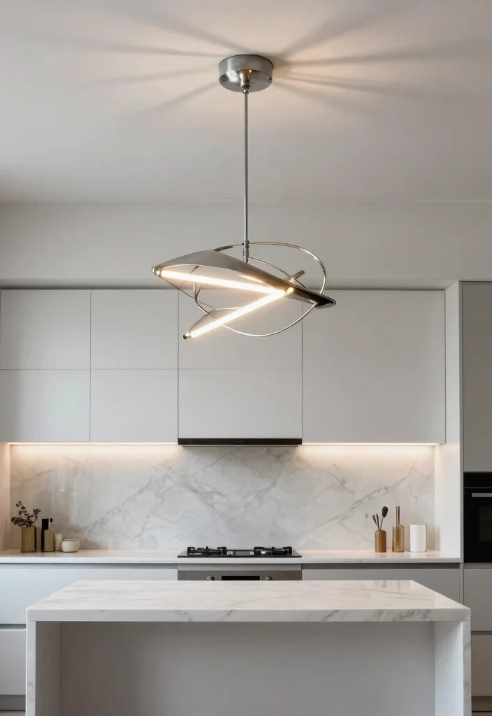 15 Modern Pendant Light Picks That Work Over Islands and Counters - 4. Sculptural Artistry 1