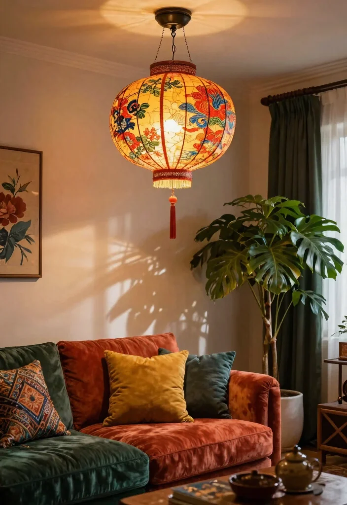 15 Old Lamp Shade Ideas That Look Vintage - 13. Traditional Chinese Lanterns 1