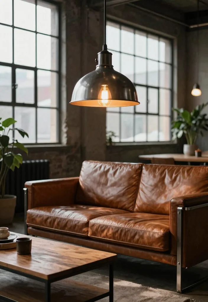 15 Old Lamp Shade Ideas That Look Vintage - 5. Industrial Chic 1