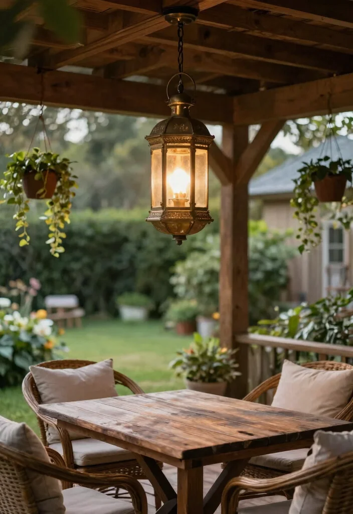 15 Porch Pendant Light Ideas That Stand Up to Rain and Wind - 1. Classic Lantern Style Pendant 1