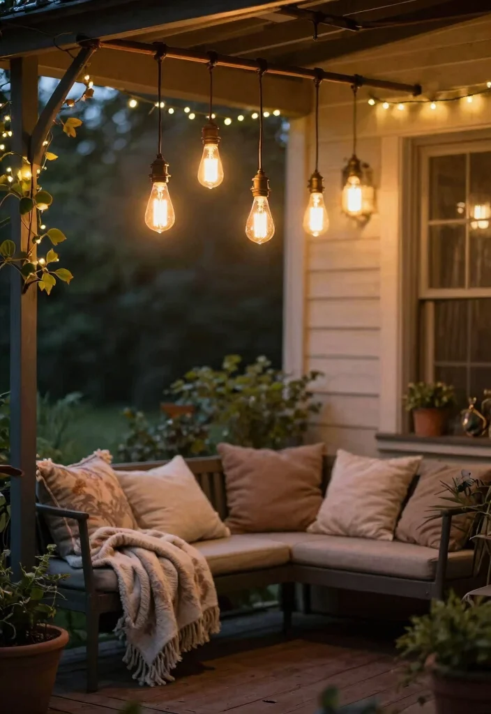 15 Porch Pendant Light Ideas That Stand Up to Rain and Wind - 6. Vintage Edison Bulb Fixtures 1