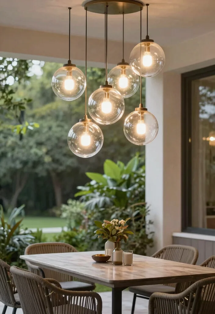 15 Porch Pendant Light Ideas That Stand Up to Rain and Wind - 9. Globe Pendant Lights 1