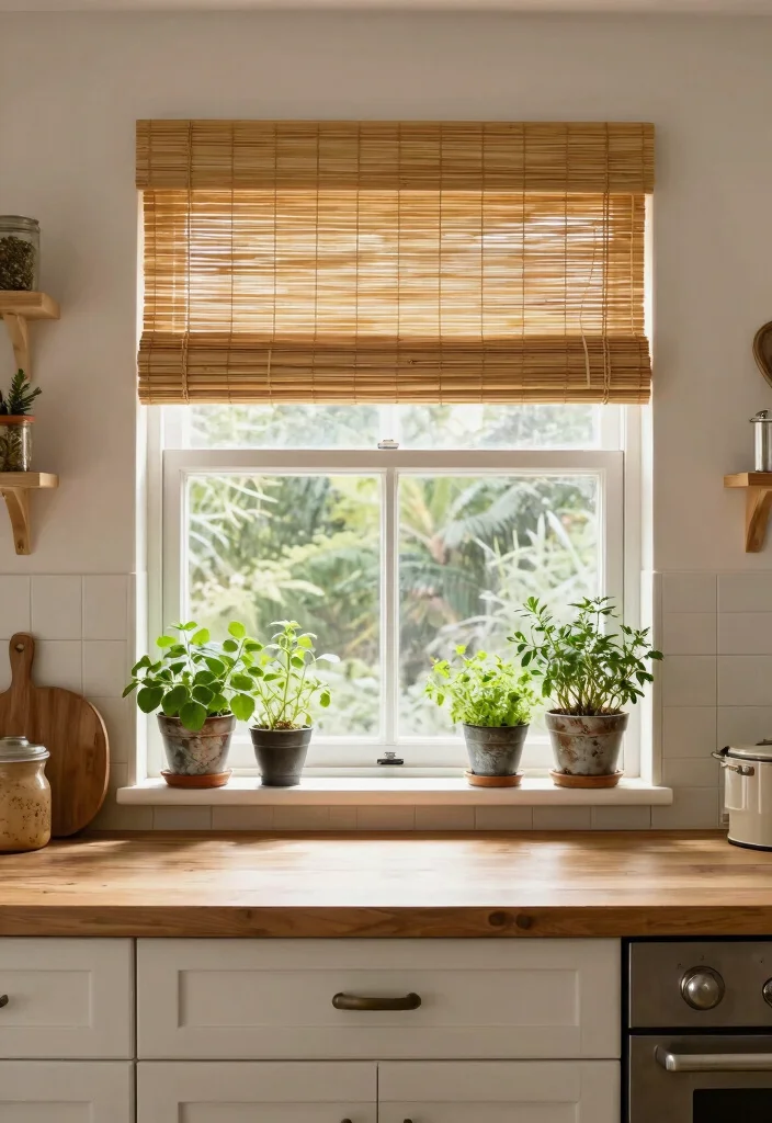 18 Kitchen Curtains Ideas That Handle Grease and Moisture - 13. Eco-Friendly Fabrics 1