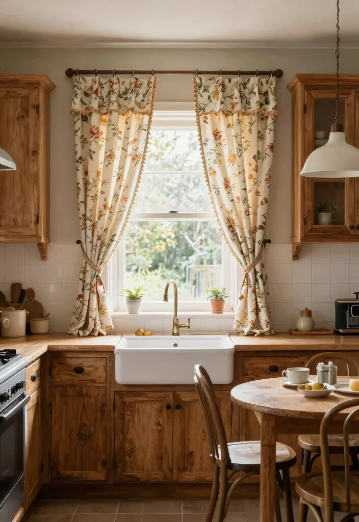 18 Kitchen Curtains Ideas That Handle Grease and Moisture - 9. Cafe Curtains for Cozy Charm 1
