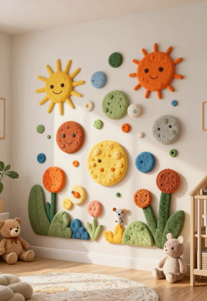 18 Nursery Wall Decor Ideas That Grow With Your Child - 14. Bubble Wall Art 1