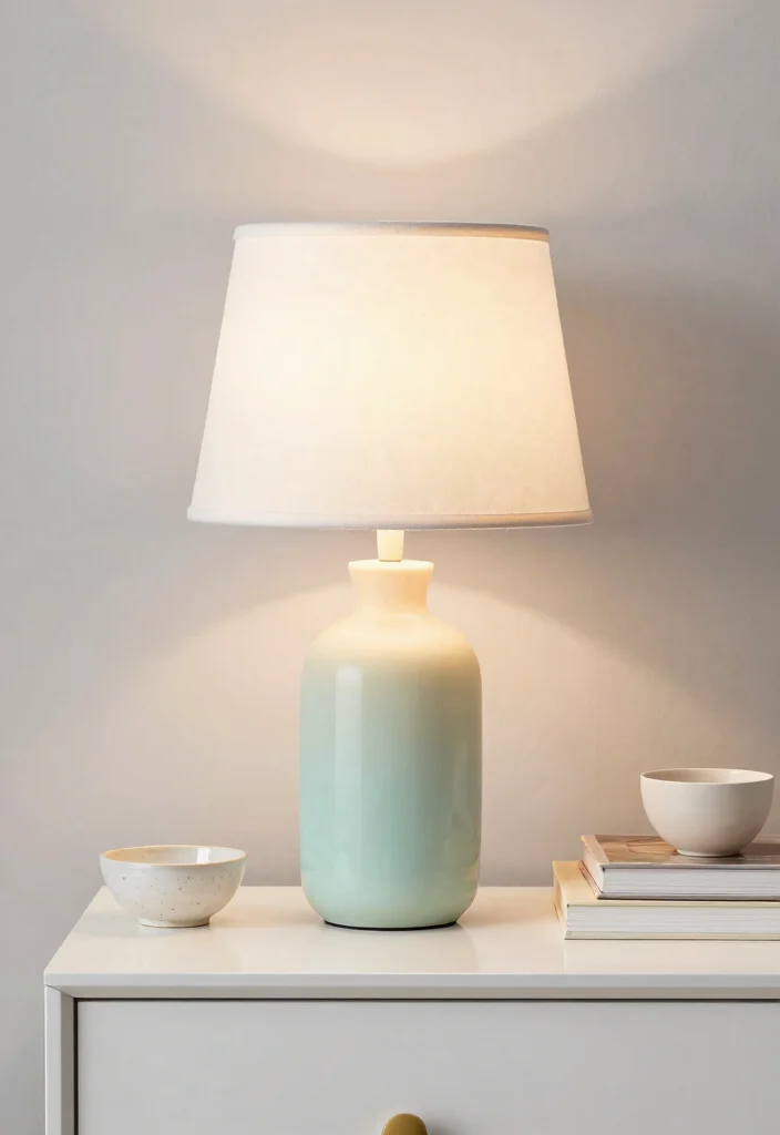 18 Table Lamps for Bedroom Nightstand Ideas That Don't Take Over - 10. Colorful Accent Lamps 1
