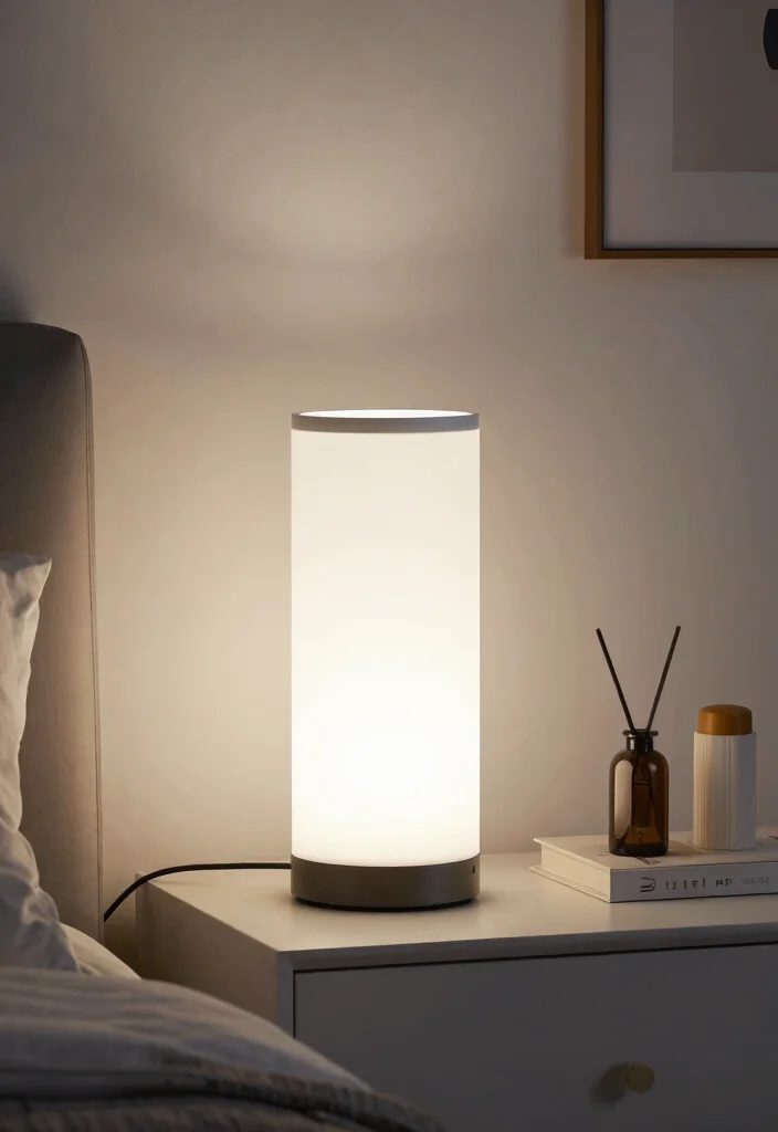18 Table Lamps for Bedroom Nightstand Ideas That Don't Take Over - 13. LED Table Lamps 1
