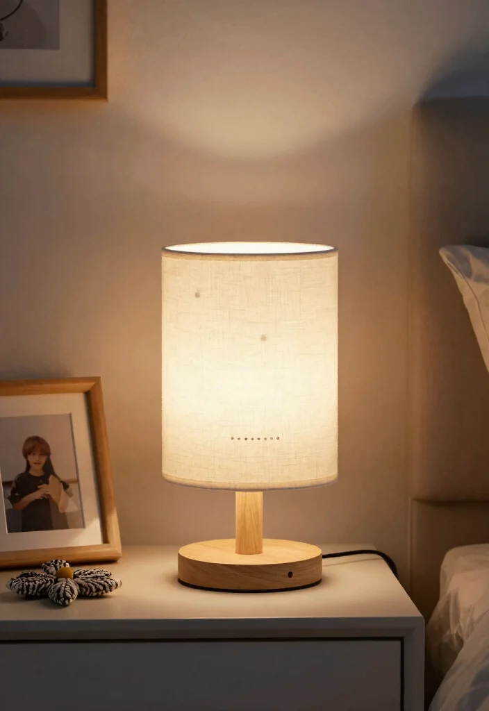 18 Table Lamps for Bedroom Nightstand Ideas That Don't Take Over - 18. Personalized Lamps 1