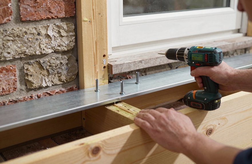 backing board or masonry anchors described