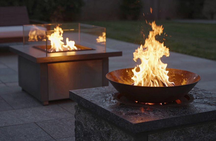 10 Key Differences Between Fire Pits and Fire Tables 2 btu heat fuel proximity matters
