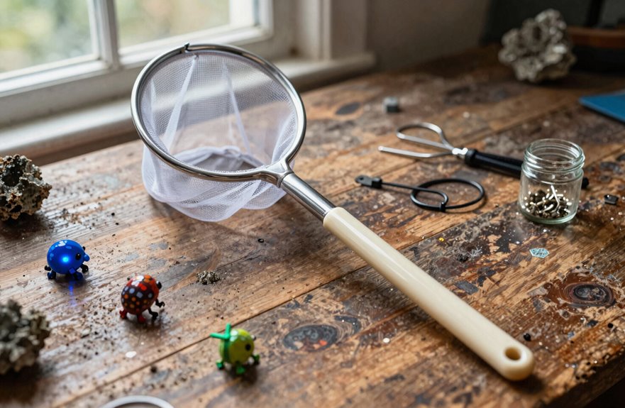 bug net critters unlock crafting progression