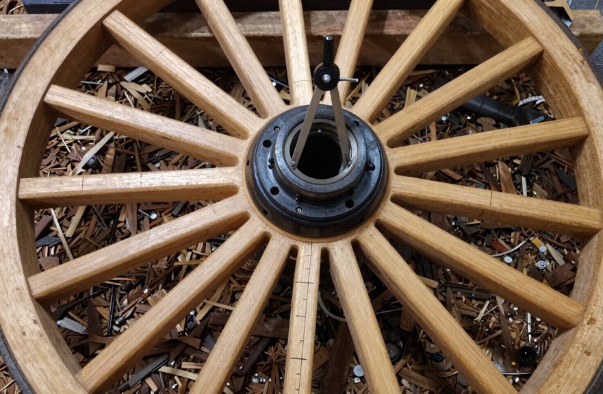 center rim hub spoke alignment precisely