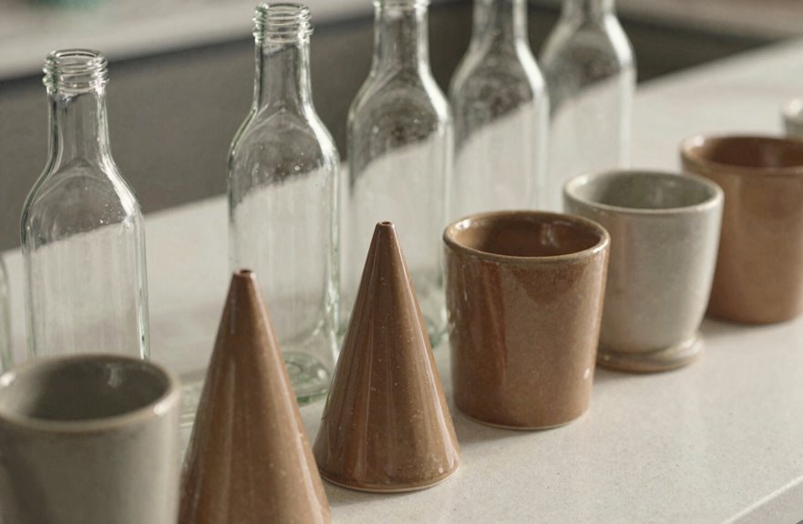 ceramic self watering bottle spikes