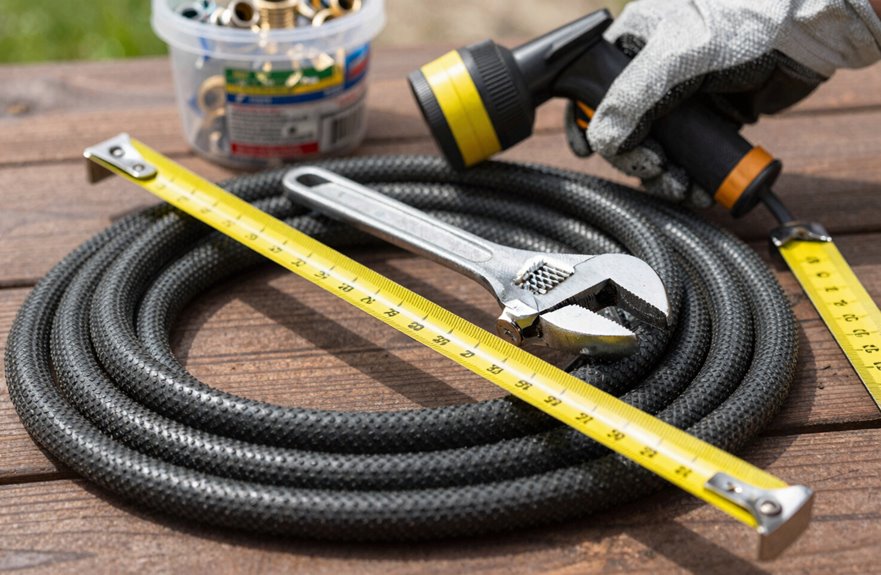 check hose fitting compatibility first