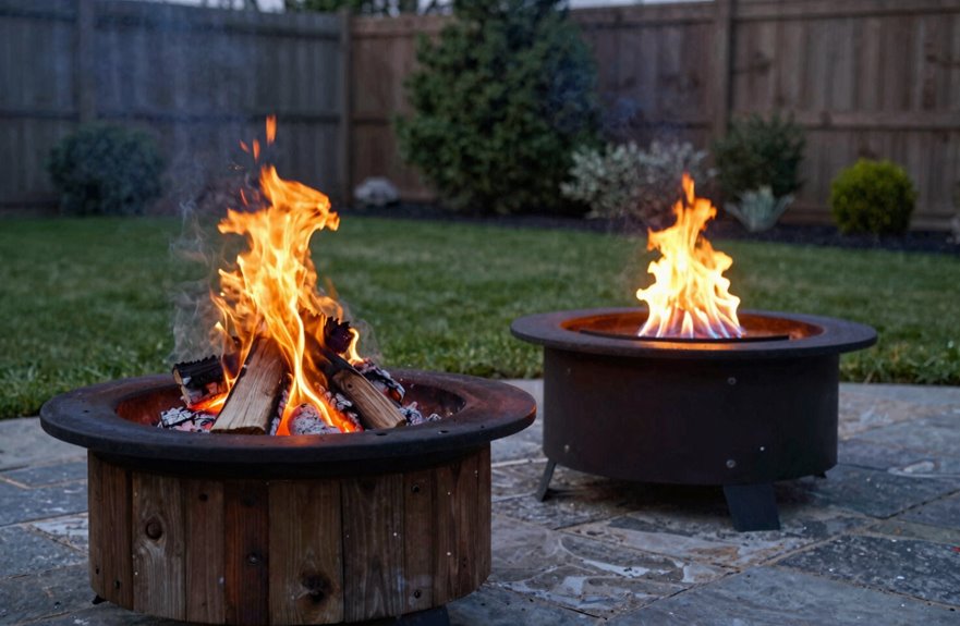 6 Key Differences Between Wood and Propane Fire Pits 2 choosing fire pit by space and use