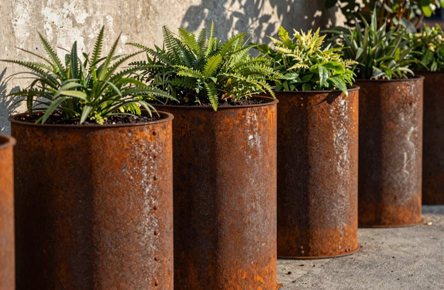 The 6 Most Durable Materials for Outdoor Planters 2 corten steel patina longevity