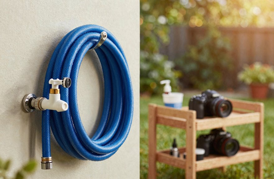 How to Store a Garden Hose Properly 4 drain unscrew coil hose safely