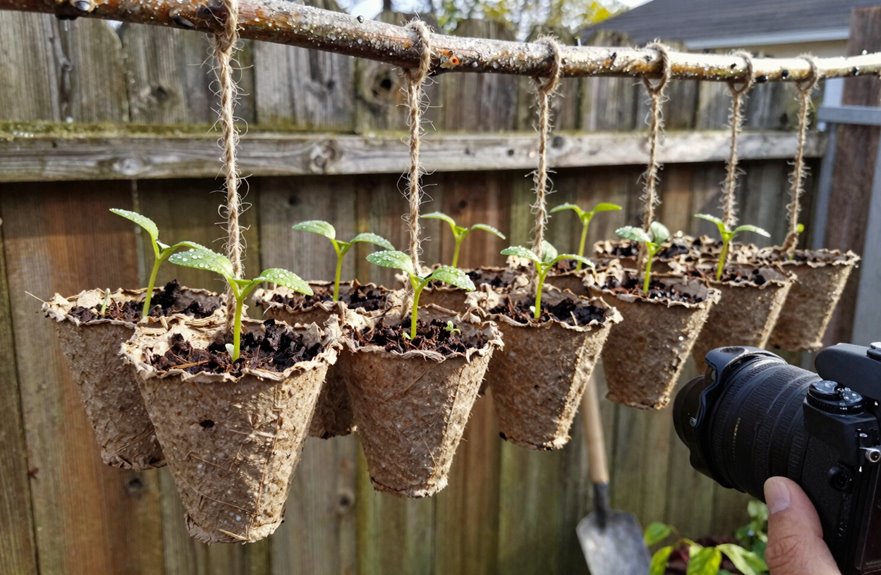 Why Hang Egg Cartons in Your Yard? 3 egg carton seed starting method