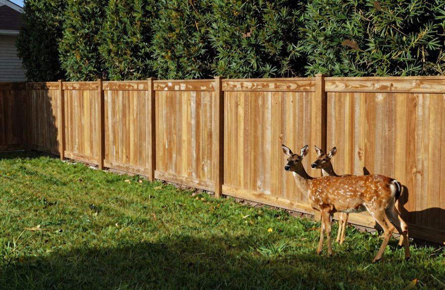 eight foot deer exclusion fence design