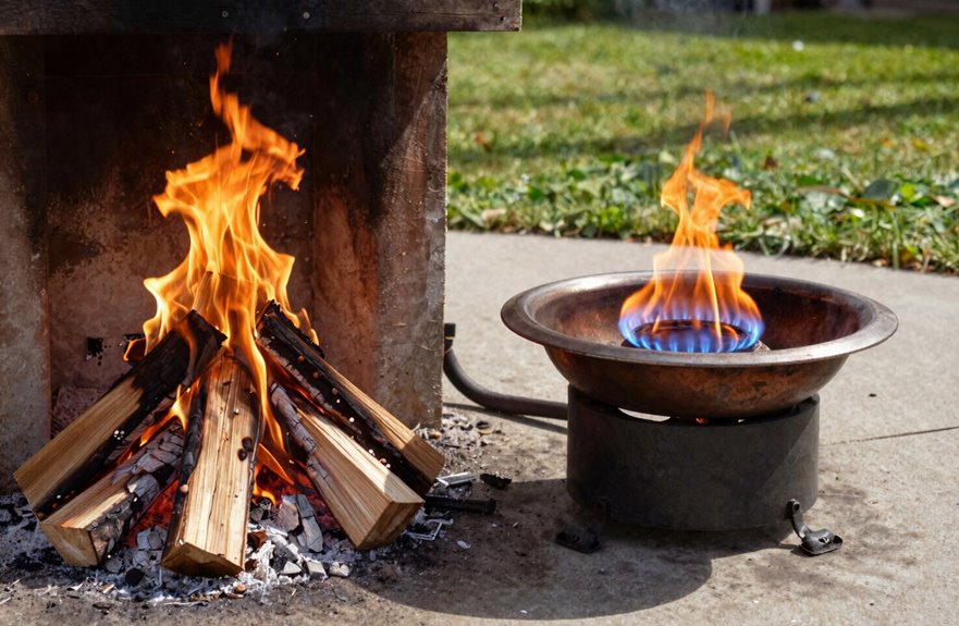6 Key Differences Between Wood and Propane Fire Pits 5 full installation costs vs breeo savings