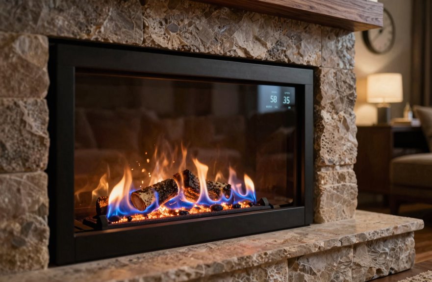 gas fireplace cost depends on usage