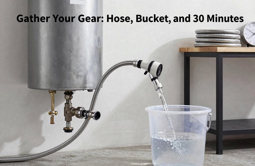 Flush Your Water Heater With a Garden Hose in 6 Steps 2 gather gear safety 30 minutes