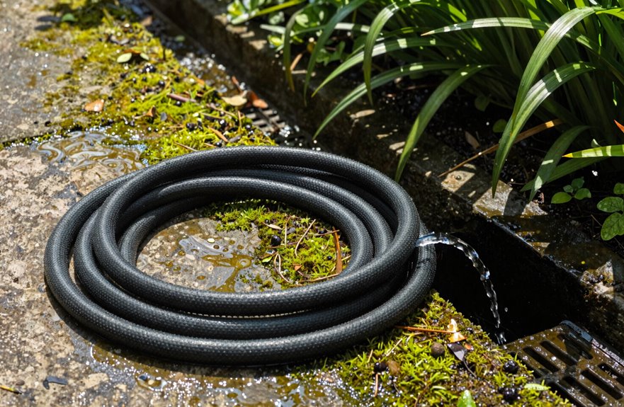 How to Store a Garden Hose Properly 5 gravity drains hose completely