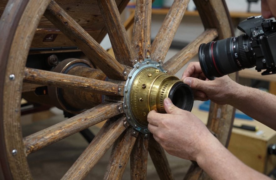 joining wagon wheel rim with screws