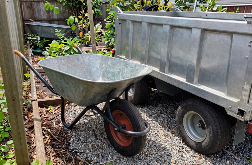 maneuverable precise wheelbarrow advantage