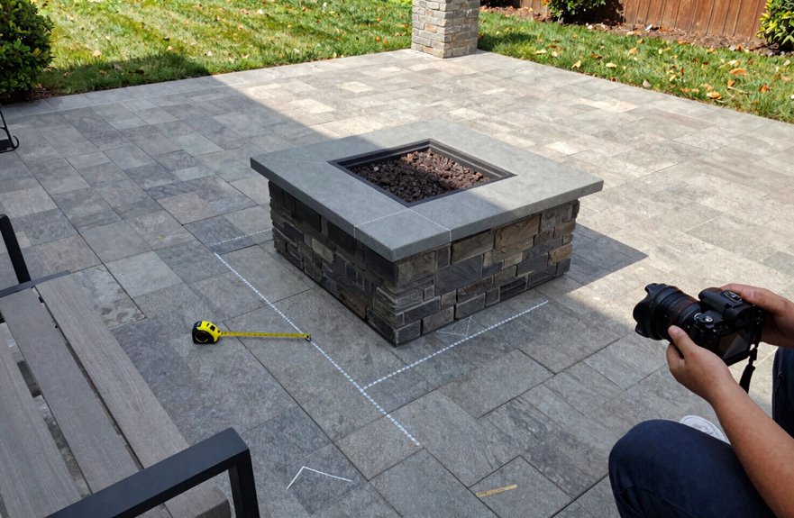 7 Tips for Choosing the Right Fire Pit Size 2 measure plan and space safely