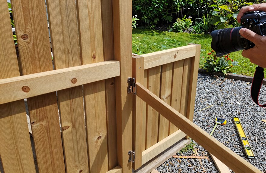 opening should accommodate 28 inch gate