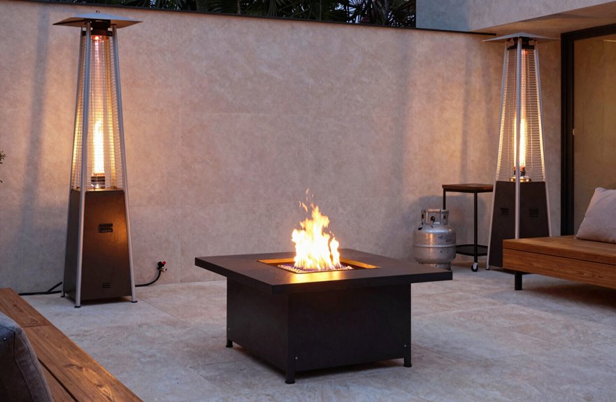 7 Key Differences Between Gas Fire Pits and Patio Heaters 3 permanent gas line vs portable propane choice