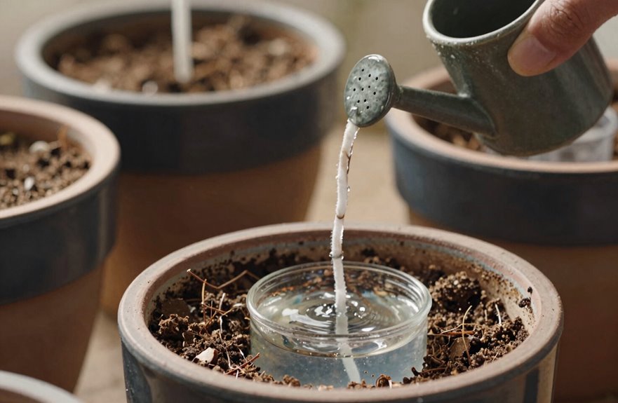 How to Use Self-Watering Wick Pots in 6 Simple Steps 3 priming wick for self watering