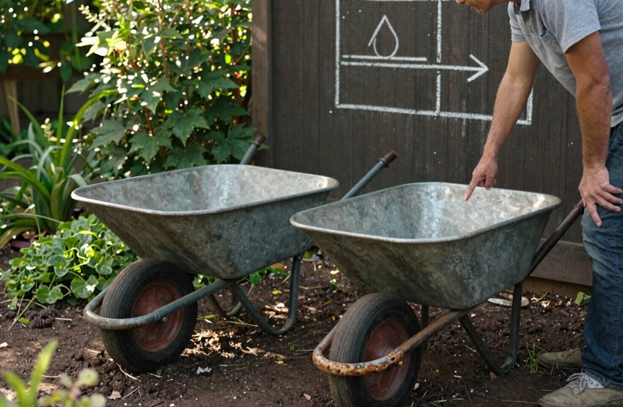 regional wheelbarrow vs wheelbarrel pronunciation
