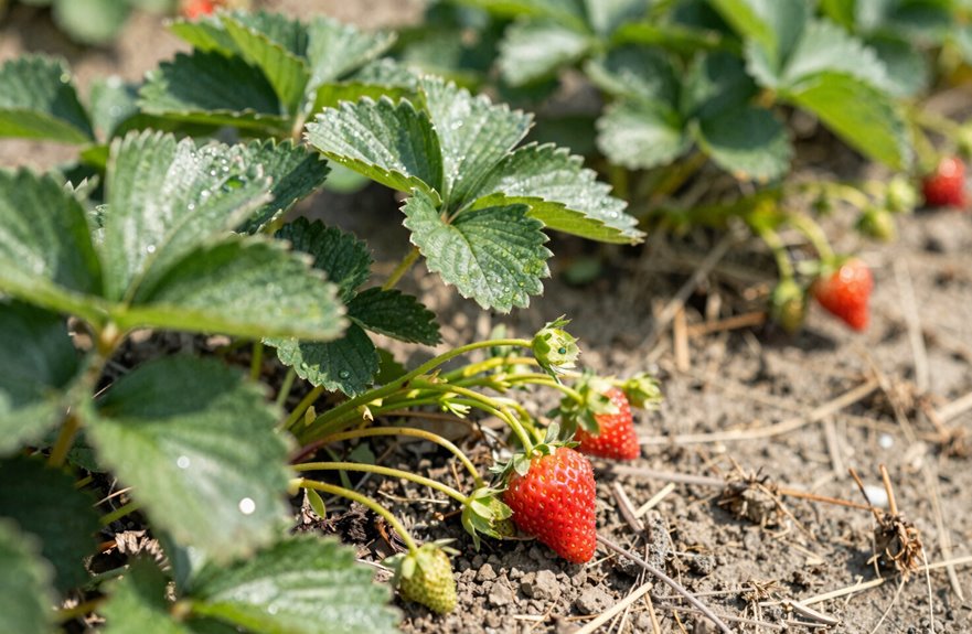six to ten runners per plant per season