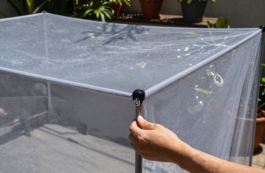 tighten nets lock edges routinely