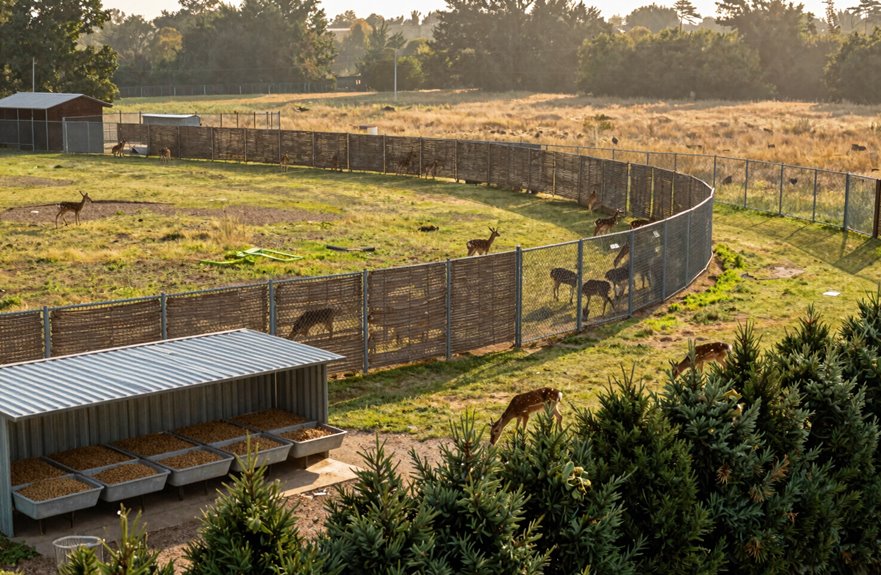 High Fence Deer Operations and Complete Enclosed Management Guide 5 year round supplemental feeding operations