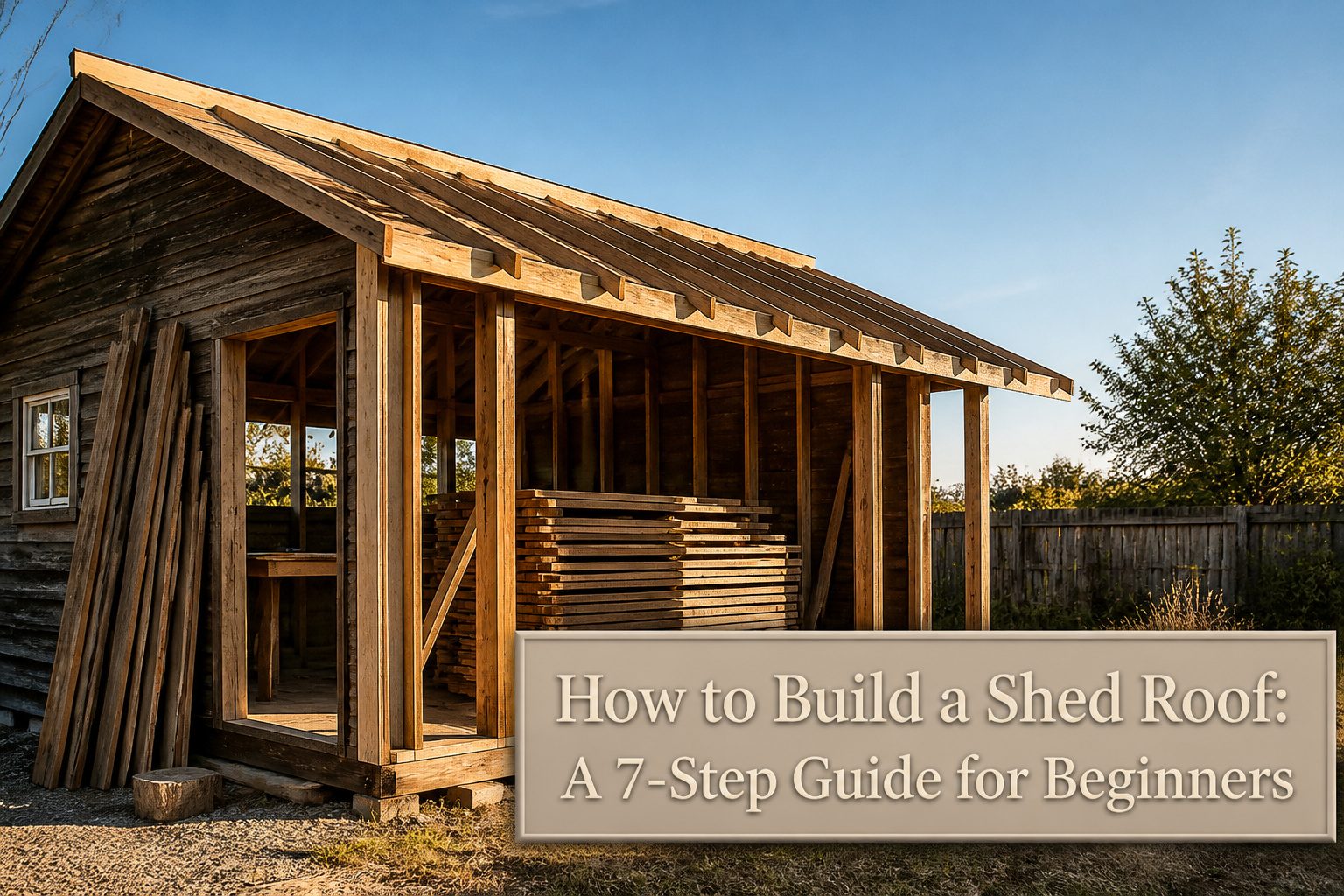 Comparison of different shed roof styles and their characteristics.