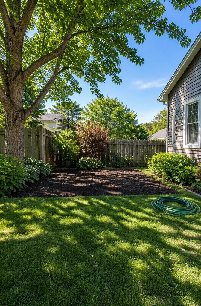 How to Start a Garden: 9 Steps to Grow Your First Plants 1 A photograph showing a bright garden area suitable for planting.